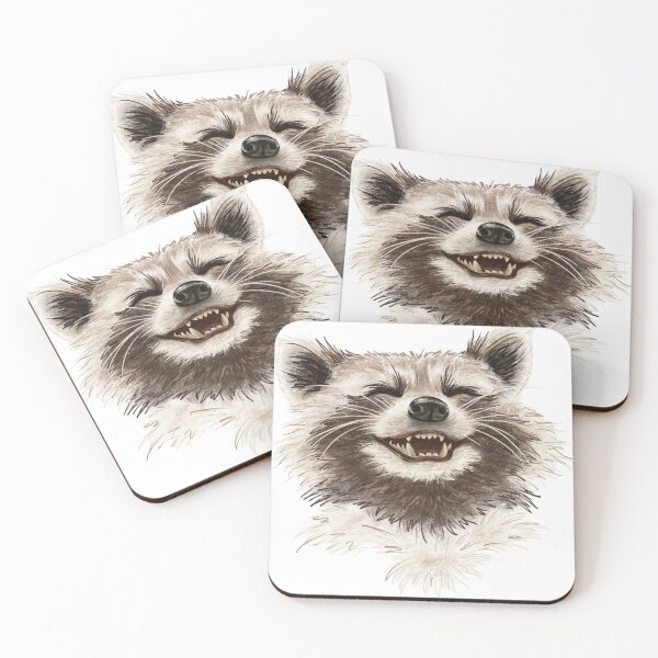 Item preview, Happy raccoon designed and sold by ArtbySvetik.