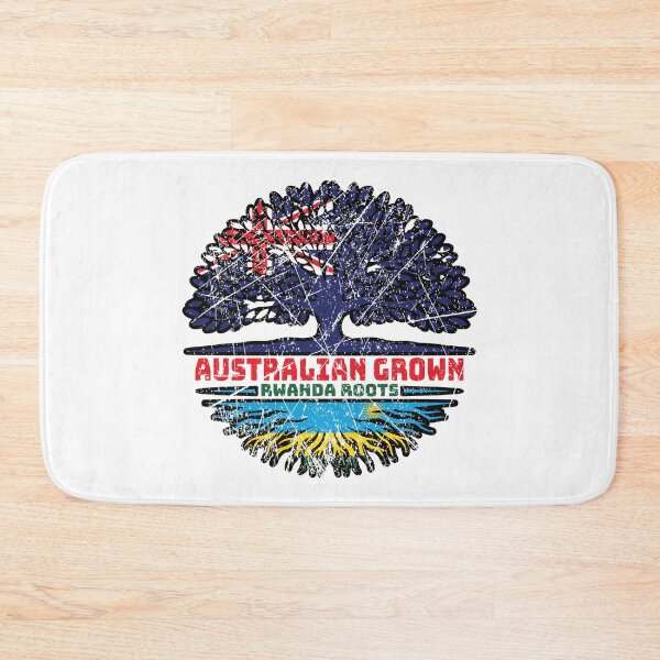 Item preview, Rwanda Rwandan Australian Australia Tree Roots Flag designed and sold by FlagX.