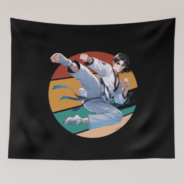 Item preview, Anime Taekwondo boy designed and sold by Merchandiser099.