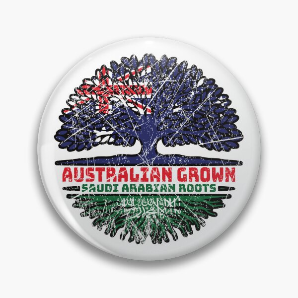Item preview, Saudi Arabia Saudi Arabian Australian Australia Tree Roots Flag designed and sold by FlagX.