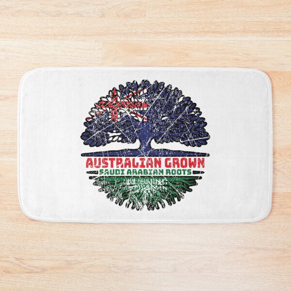 Item preview, Saudi Arabia Saudi Arabian Australian Australia Tree Roots Flag designed and sold by FlagX.