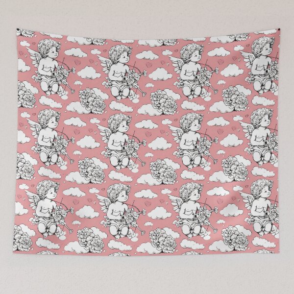 Item preview, Cupido em Céu Rosa designed and sold by jaquelinedejff.