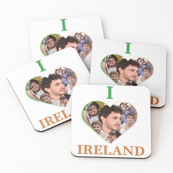 Item preview, I love Ireland Paul Mescal Irish flag designed and sold by morning123.