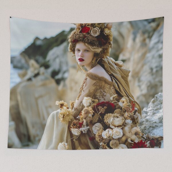 Item preview, "Vibrant Floral Style" designed and sold by MacroArtHub.