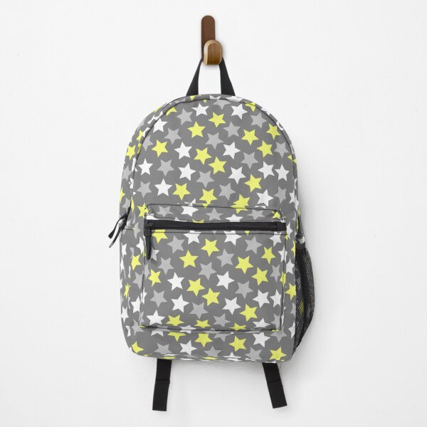 Item preview, Demigender Pride Stars Pastel Grey White Yellow designed and sold by JoyfulJen.