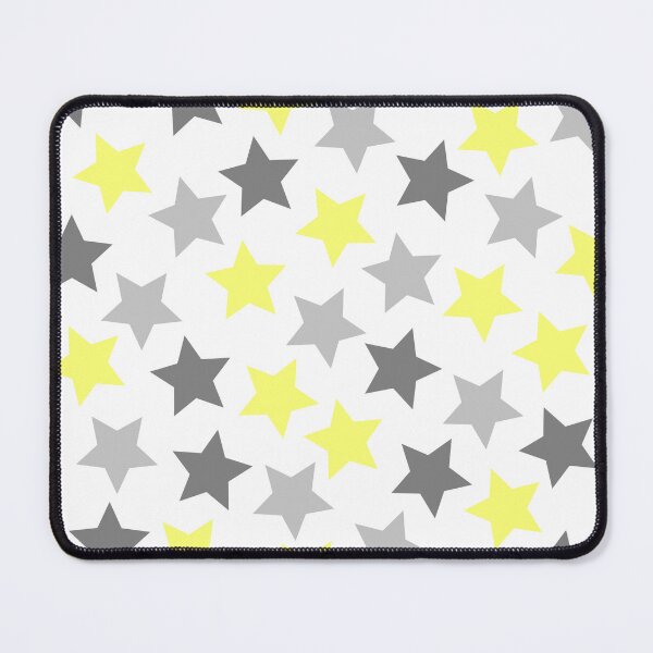 Item preview, Demigender Pride Stars Pastel Grey White Yellow designed and sold by JoyfulJen.