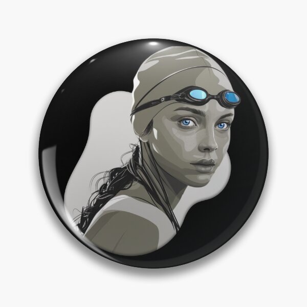 Item preview, The Unyielding Blue-Eyed Swimmer designed and sold by Zwembad Vergelijker.