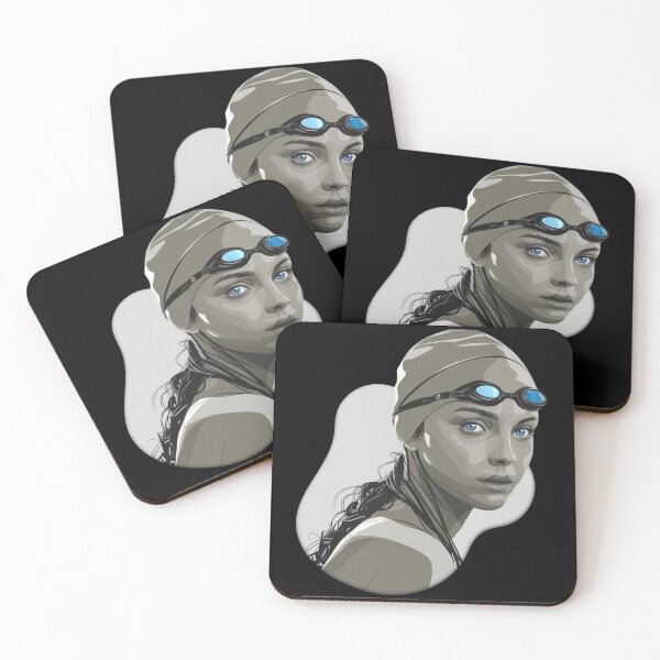 Item preview, The Unyielding Blue-Eyed Swimmer designed and sold by Zwembad Vergelijker.
