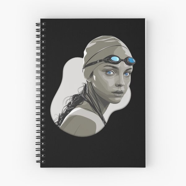 Item preview, The Unyielding Blue-Eyed Swimmer designed and sold by Zwembad Vergelijker.