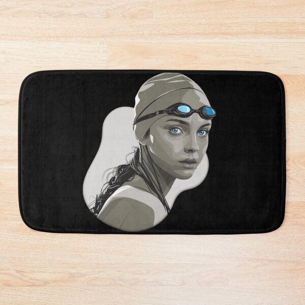 Item preview, The Unyielding Blue-Eyed Swimmer designed and sold by Zwembad Vergelijker.