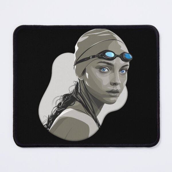 Item preview, The Unyielding Blue-Eyed Swimmer designed and sold by Zwembad Vergelijker.