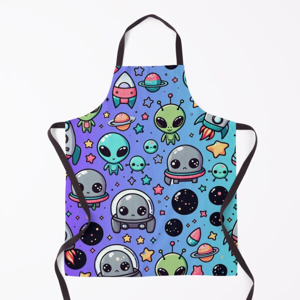 Item preview, Cute Alien Pattern, Spaceships, Stars, Rockets, Kids Alien Pattern designed and sold by WayMakerPrints.