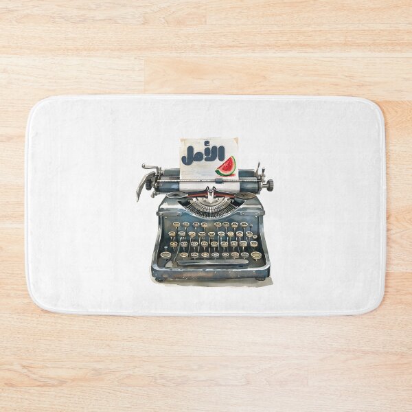 Item preview, Hope (الأمل) - Vintage Typewriter Design with Watermelon Slice: A Symbol of Palestine- فلسطين الحرية والصمود designed and sold by FUNqoosh.