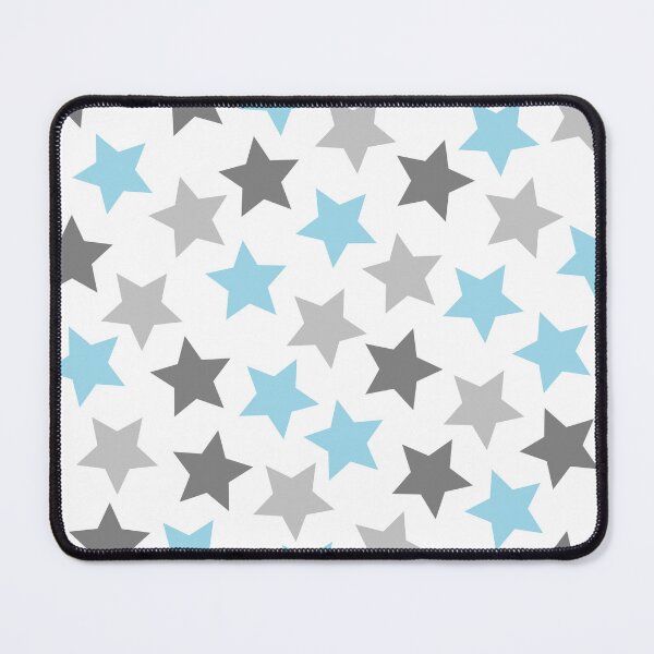 Item preview, Demiboy Pride Stars Pastel Grey White Blue designed and sold by JoyfulJen.