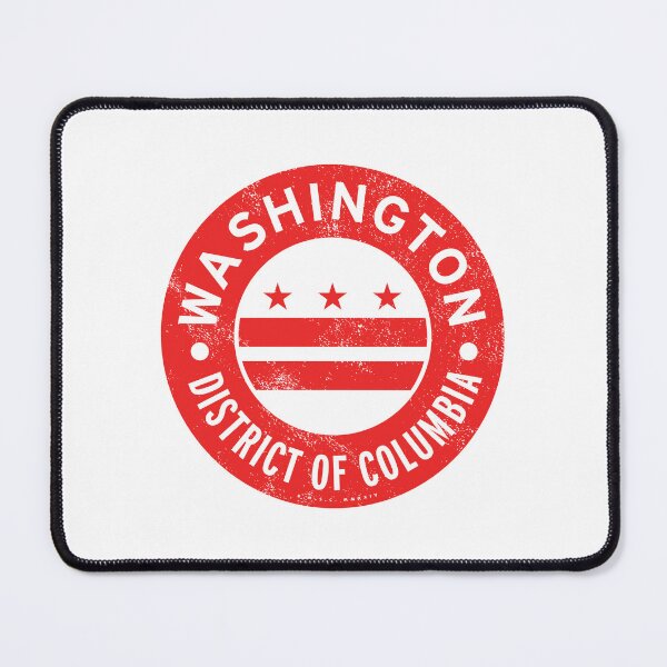 Item preview, Retro Washington DC Flag Circle Badge designed and sold by deadmansupplyco.