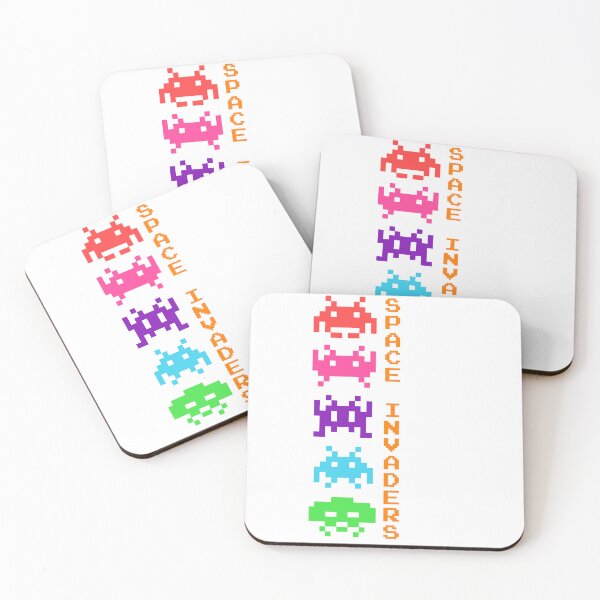 Item preview, Space invaders vertical with color designed and sold by KetiaArtWorld.