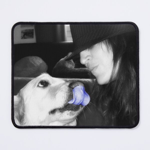 Item preview, Photograph of dog sticking out its tongue at its owner designed and sold by Carré Comme Orange.