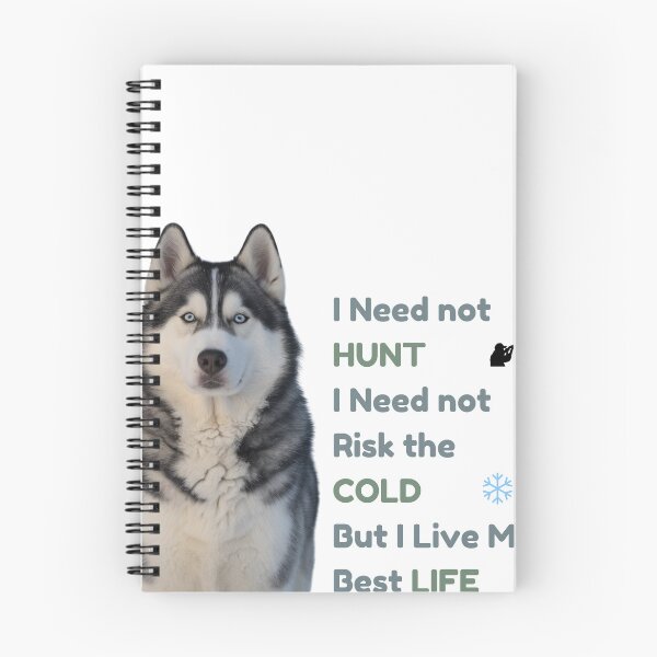 Artikelvorschau, Husky-Zitat entworfen und verkauft von Printtplus.