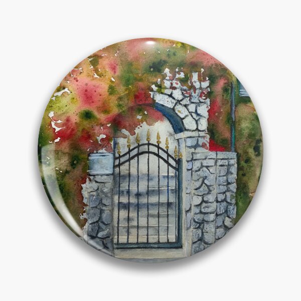 Item preview, Bougainvillea Gate  designed and sold by KatasArt.