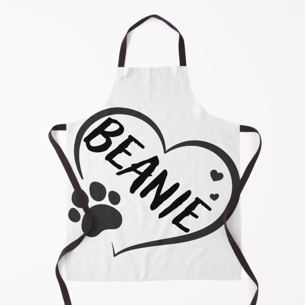 Item preview, Beanie name in a heart with a paw, great gift for dog or cat owners designed and sold by OCS1337.