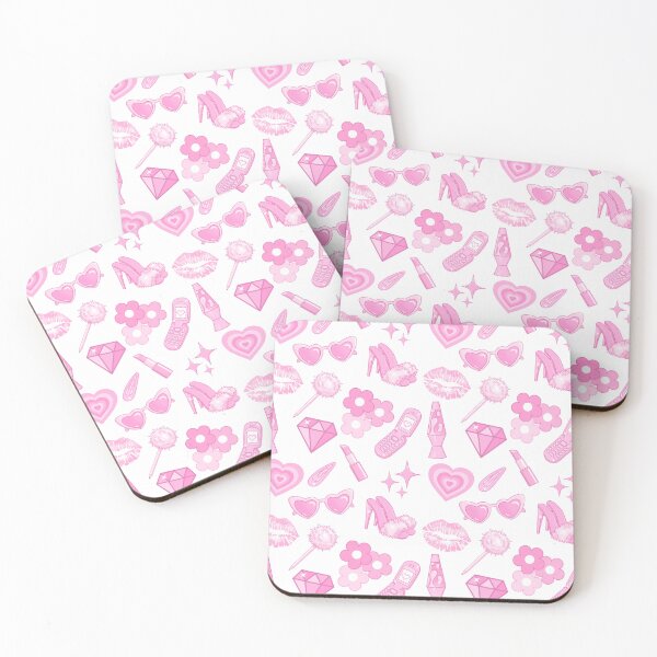 Item preview, Pink y2k pattern 2000s aesthetic  designed and sold by Nightingalemake.