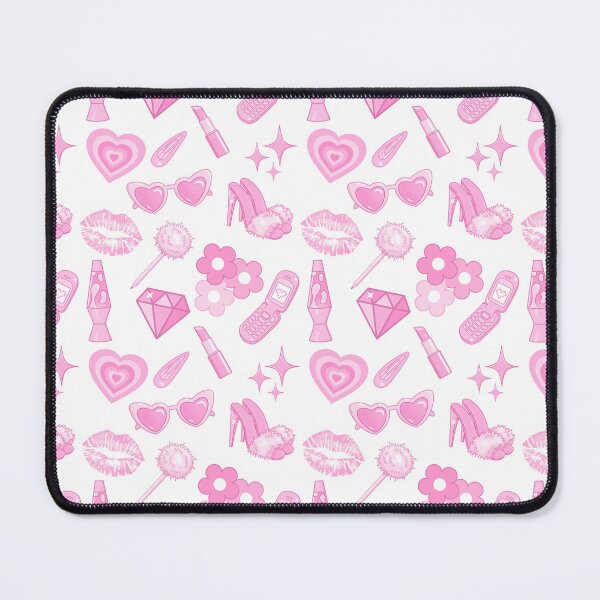 Item preview, Pink y2k pattern 2000s aesthetic  designed and sold by Nightingalemake.
