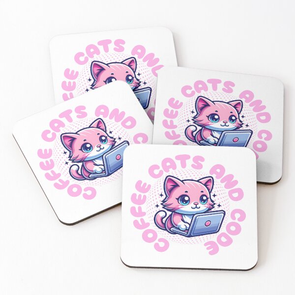 Item preview, Coffee cats and code designed and sold by BritishDelights.