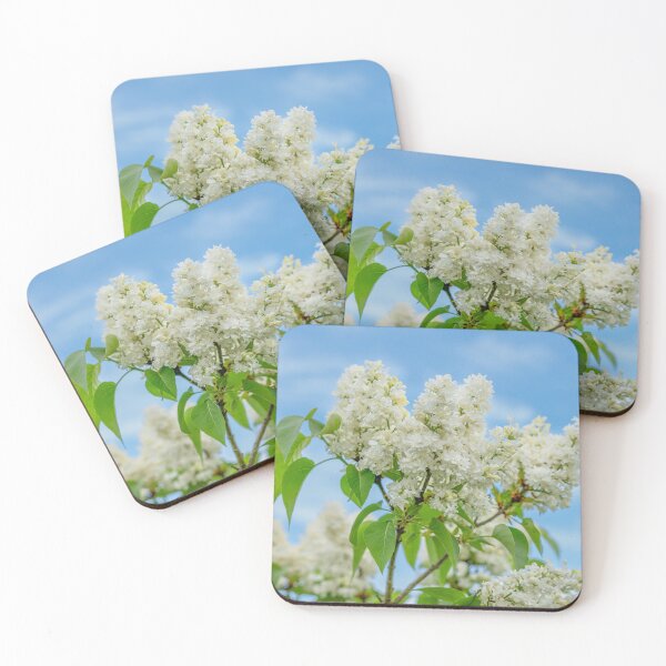 Item preview, Beautiful White Lilac Flowers and Blue Sky designed and sold by SafariByMarisa.