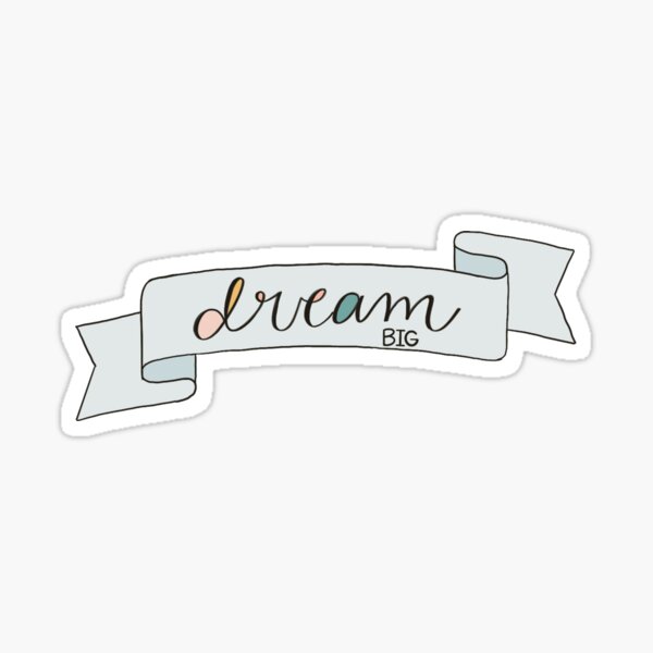 Item preview, “Dream Big” Banner designed and sold by PaperRies.
