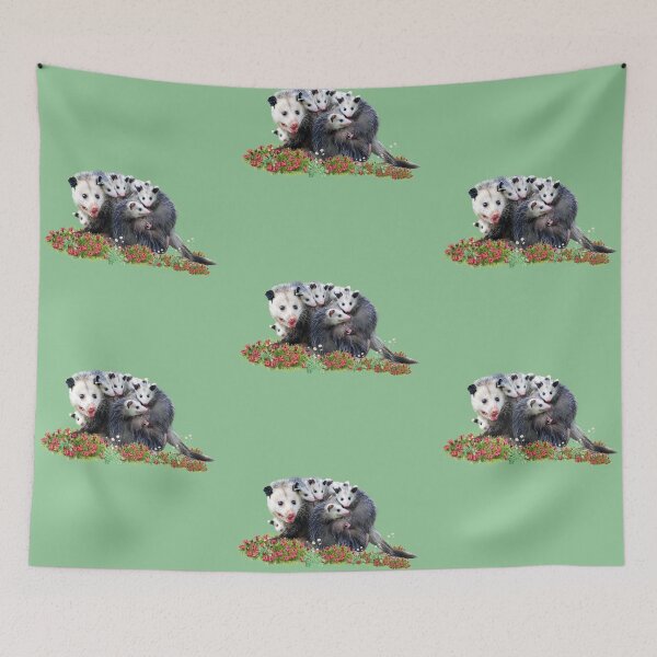 Item preview, Cute opossum family |  possum opossums  designed and sold by TeeARTHY.