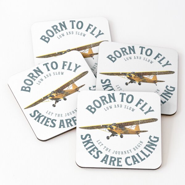 Item preview, Born To Fly - Piper Cub Design designed and sold by SuccessurPress.