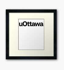 uOttawa & College Frat School Framed Print
