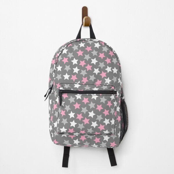 Item preview, Demigirl Pride Stars Pastel Grey White Pink designed and sold by JoyfulJen.