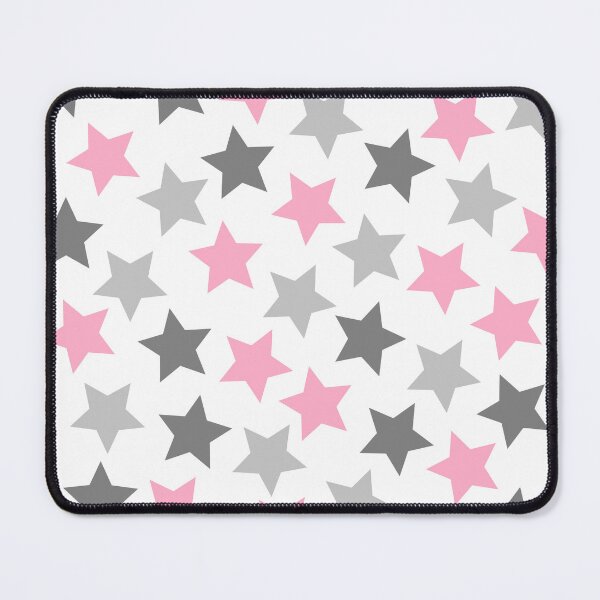 Item preview, Demigirl Pride Stars Pastel Grey White Pink designed and sold by JoyfulJen.