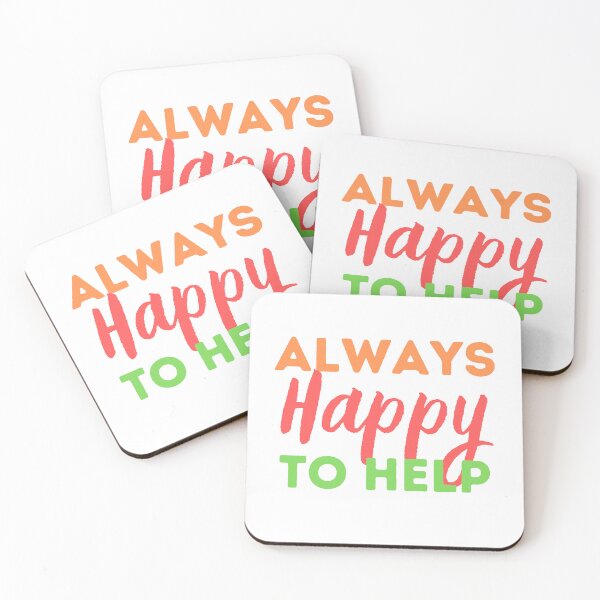 Item preview, Always happy to help designed and sold by coloursforkids.