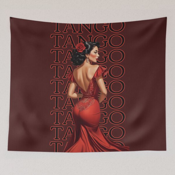 Item preview, TANGO MILONGA DANCER GIF DESIGN designed and sold by La Loca.