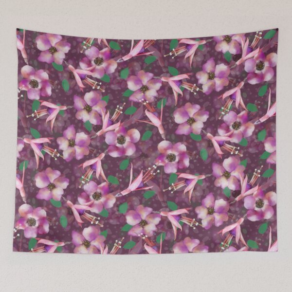 Item preview, Fuchsia and Roses Garden of Rediningrum designed and sold by Tina Veenstra.