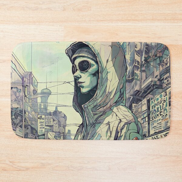 Item preview, URBAN ART IN GREEN TONES designed and sold by PixelCraftDSG.