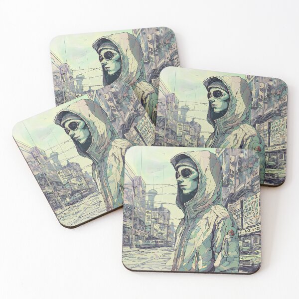 Item preview, URBAN ART IN GREEN TONES designed and sold by PixelCraftDSG.