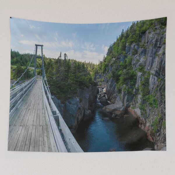Item preview, La Manche Suspension Bridge and Falls Newfoundland designed and sold by jrtwynam.