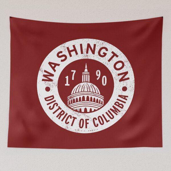 Item preview, Insignia retro del círculo de Washington DC designed and sold by deadmansupplyco.