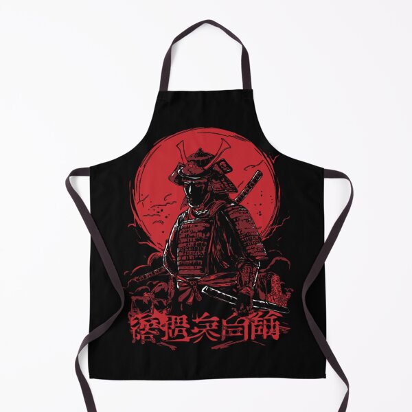 Item preview, A Japanese Samurai with red moon in the back designed and sold by Loviness.