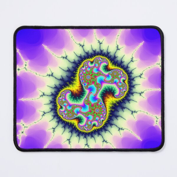 Item preview, Mandelbrot 2 - Purple-rainbow, striking fractal cell-like design designed and sold by Draeger0.