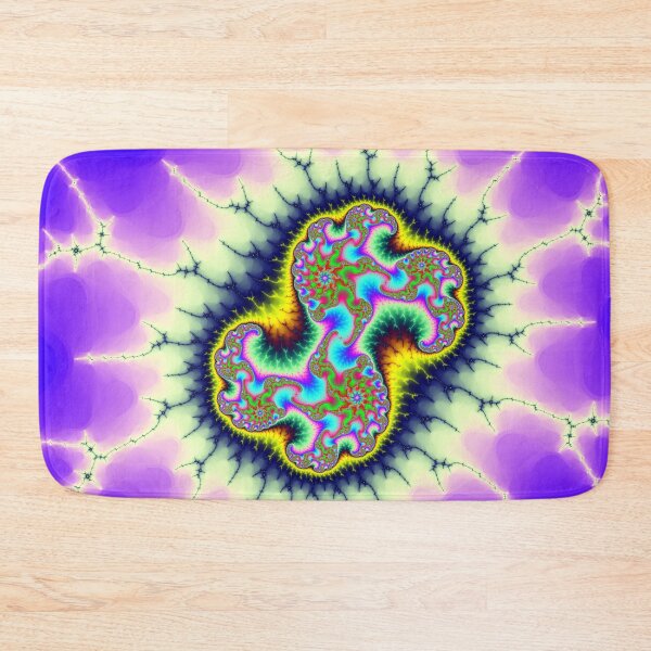 Item preview, Mandelbrot 2 - Purple-rainbow, striking fractal cell-like design designed and sold by Draeger0.