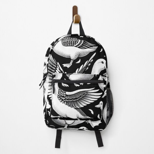 Item preview, Black and White Ducks Pattern designed and sold by RkskArt.