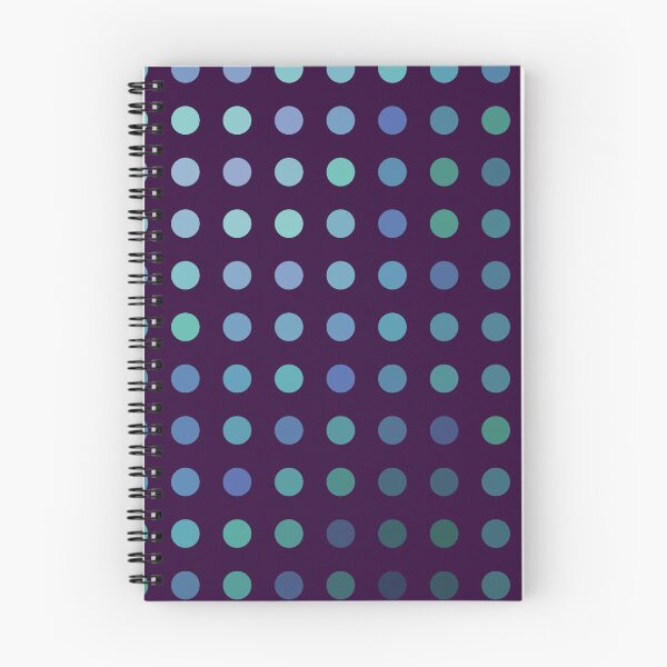 Item preview, Multicolor Polka Dots Grid Deep Purple designed and sold by Alchemy-A-La-G.