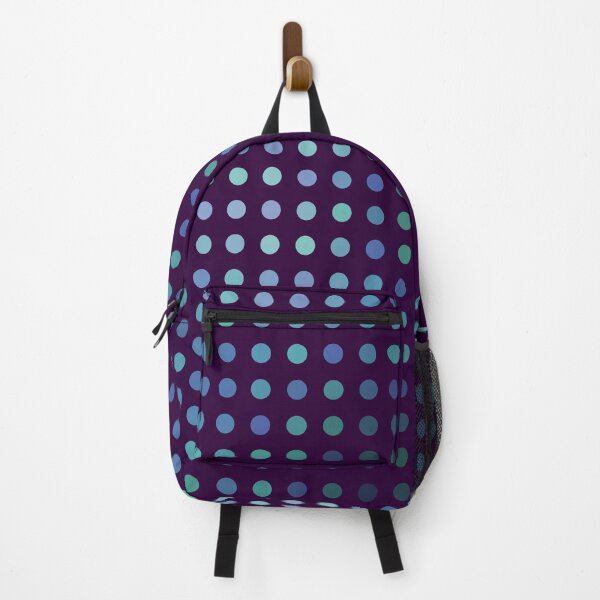 Item preview, Multicolor Polka Dots Grid Deep Purple designed and sold by Alchemy-A-La-G.