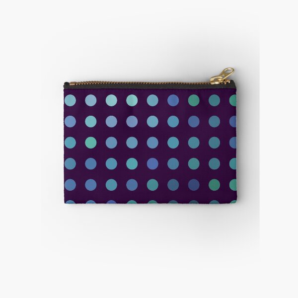 Item preview, Multicolor Polka Dots Grid Deep Purple designed and sold by Alchemy-A-La-G.