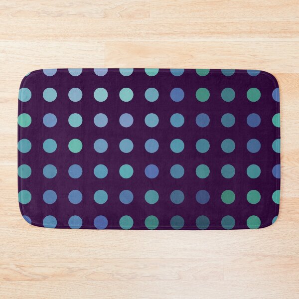 Item preview, Multicolor Polka Dots Grid Deep Purple designed and sold by Alchemy-A-La-G.