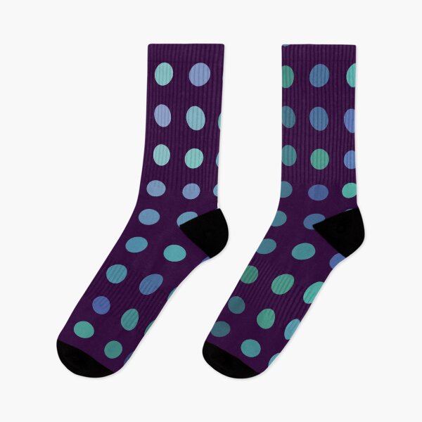 Item preview, Multicolor Polka Dots Grid Deep Purple designed and sold by Alchemy-A-La-G.